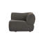 Coin de coin en tissu recyclé gris Zenith-119402017