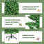 Sapin de Noël vert 60 po avec 150 lumières DEL