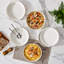 6-Piece 1400ml Sesame Glaze Stoneware Pasta Bowl Set-1314112947