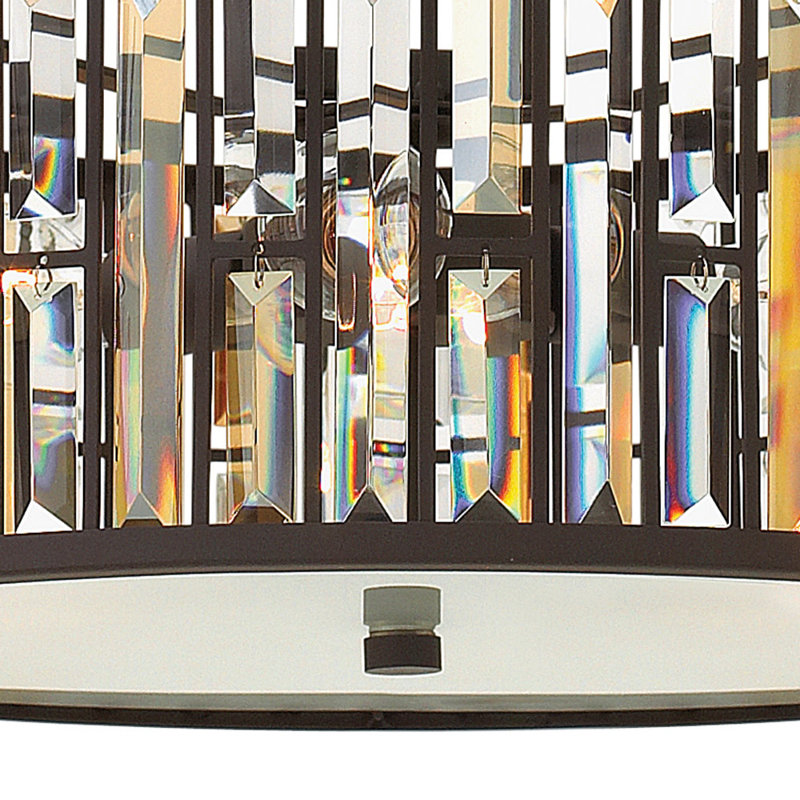 Gemma 3-Light Outdoor Pendant, Bronze