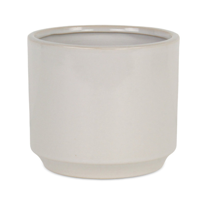 Handmade Ceramic Pot Planter, White