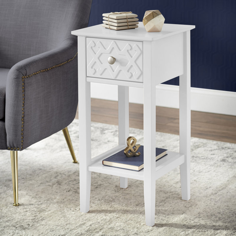 Table de bout Sue, Blanc