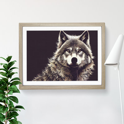 Effervescent Wolf - Framed Print
