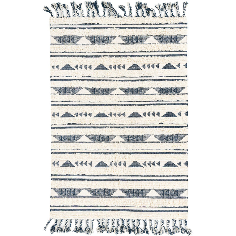 Annunciata Wool Moroccan Indoor Rug, Rectangle 6' x 9'
