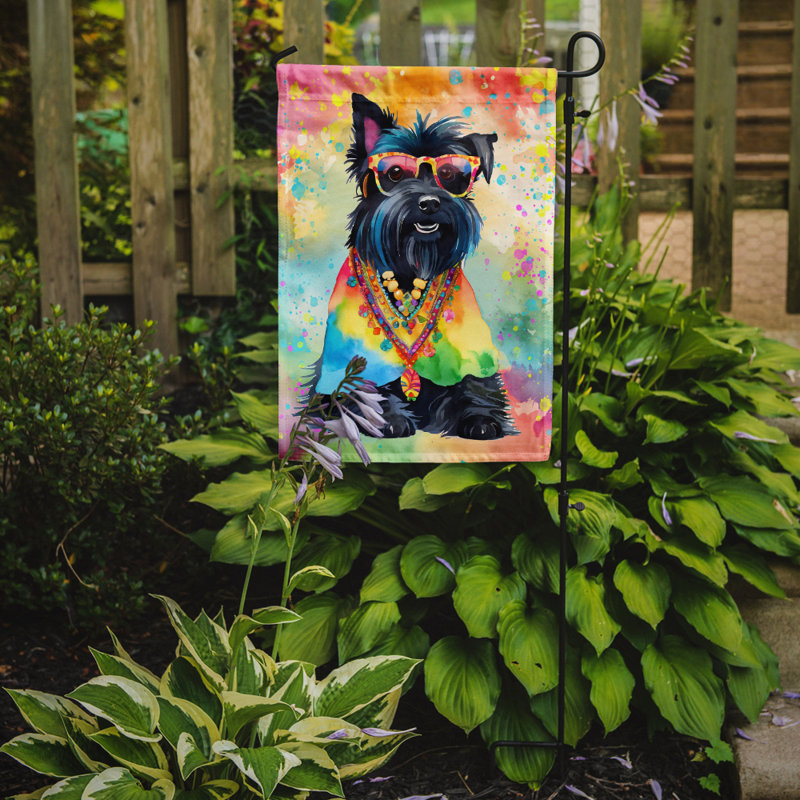 Drapeau de jardin Hippie Dawg, Terrier écossais