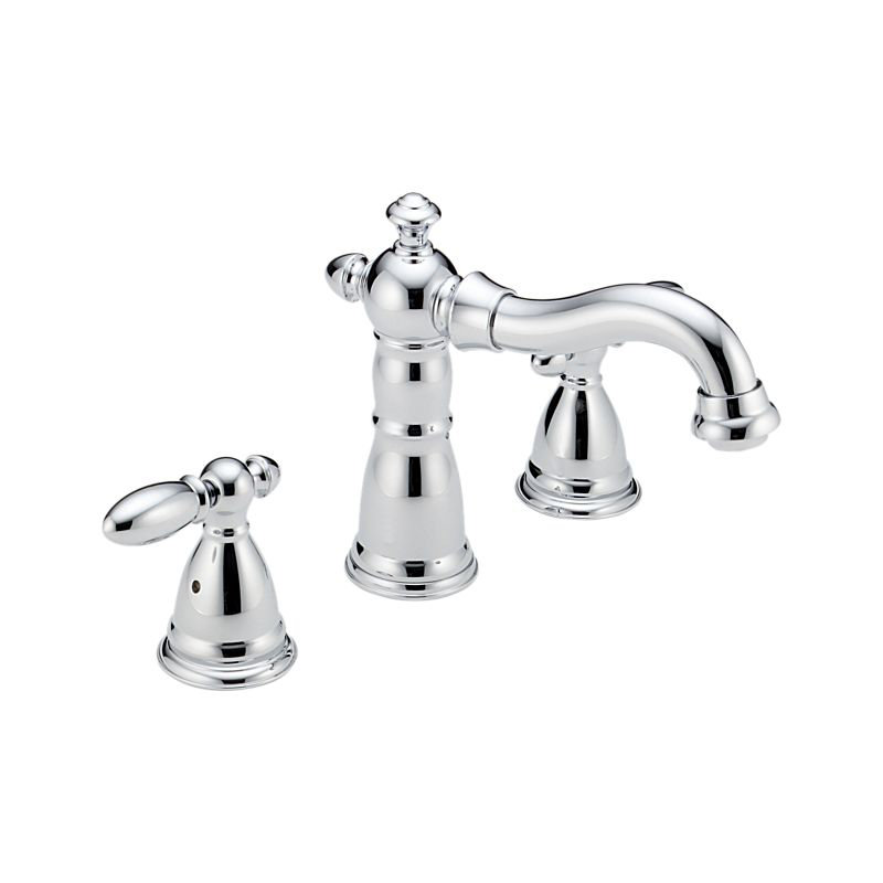 Garniture de robinet de baignoire romaine Victorian, Chrome