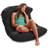 Bean Bag Chair Lounger Structured Seat for Kids, Teens and Adults, Comfy Chair for Gaming, Reading and Watching TV, Laguna Lounger, Multiple Colors and Fabrics-178215190