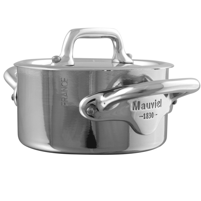 Mauviel M'minis Stewpan With Lid, Stainless Steel