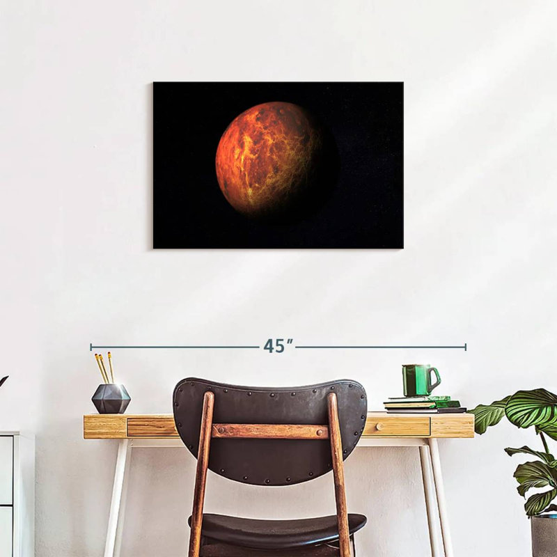 Oberle Planet Mars, 20" H x 30" W
