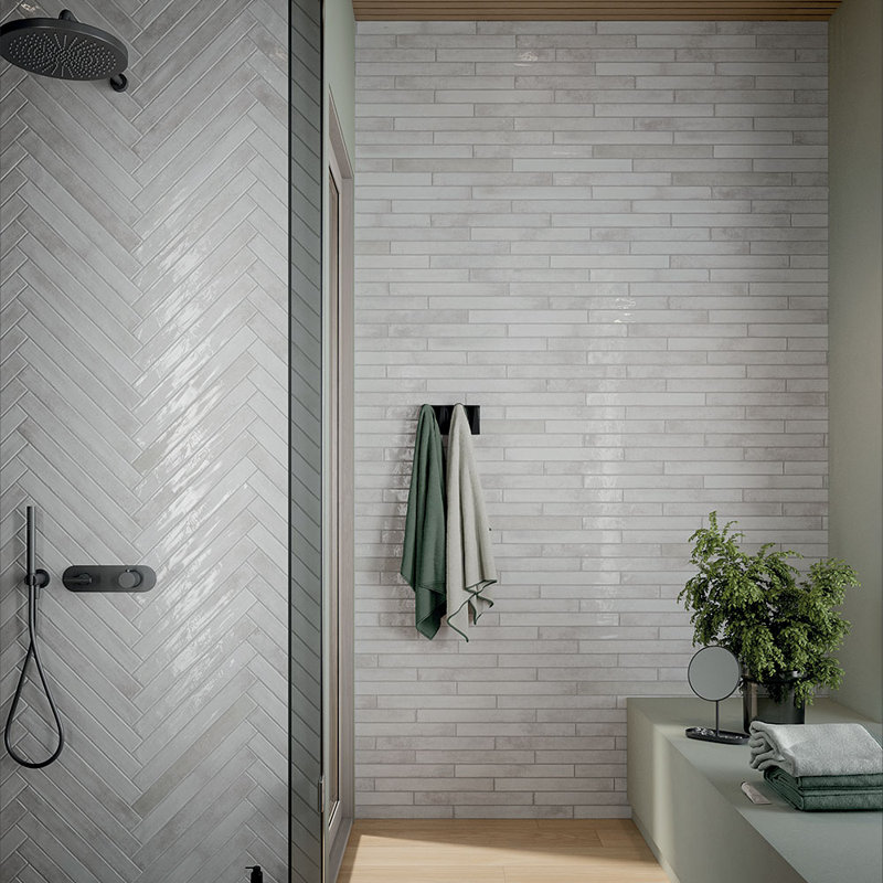 Trace 2 x 18 blanc, White