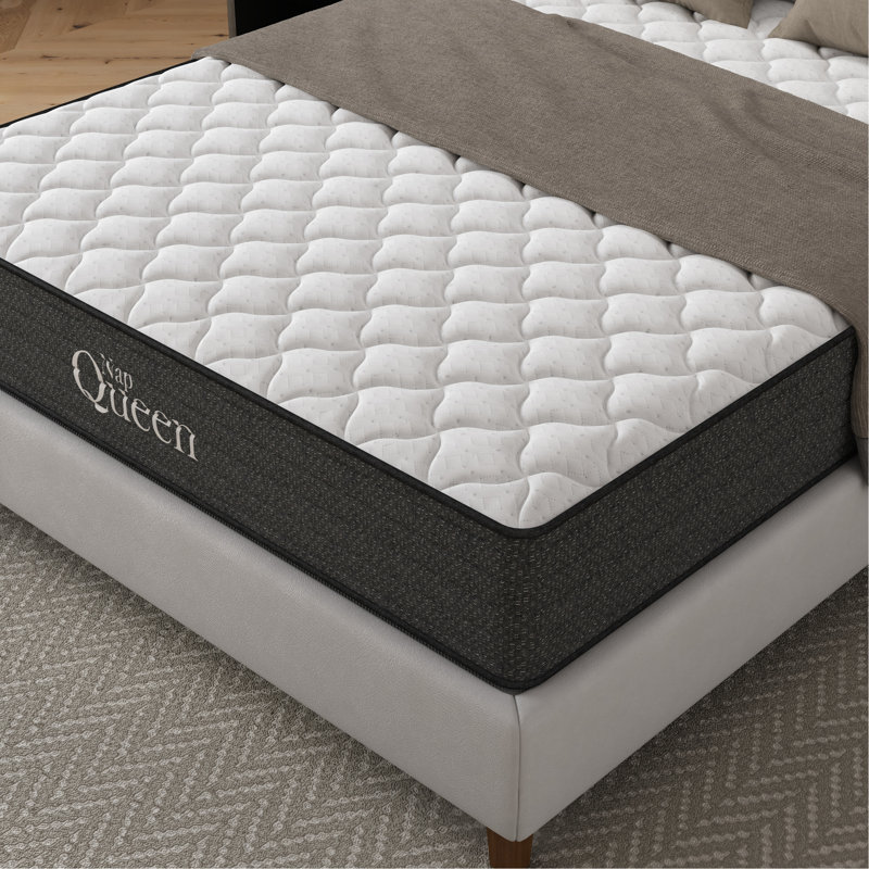 Napqueen Victoria Cooling Gel Hybrid Mattress, Certipur-US Certified, King, 12"