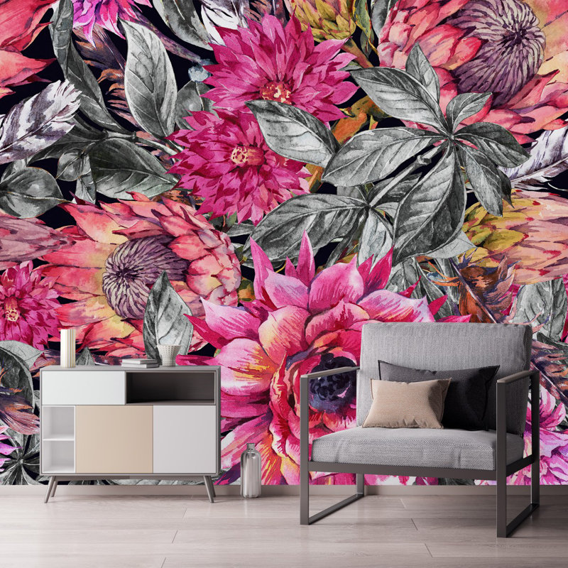 Peel & Stick Wall Mural, 10.42' W x 10.42' L