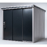 YODOKO 7FT X 9FT Metal Storage Premium Shed