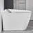 Elongated Smart Toilet With Bidet, Auto Open/Close Seat, Foot Kick Feature, 1.28 Flushing, Led Display, Night , And Warm Water For Bathroom Use-124321988