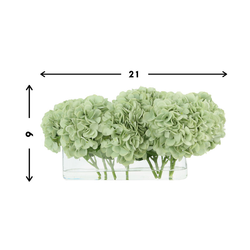 Polysilk Hydrangea Arrangement