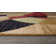 Mehul Geometric Multi Coloured Area Rug in Red/Brown/Black