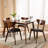 Kemmer Sumner Mid-Century Style 5-Piece Dining Set