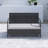 Versatile Outdoor Loveseat That Converts To Seats And Table-1090311842