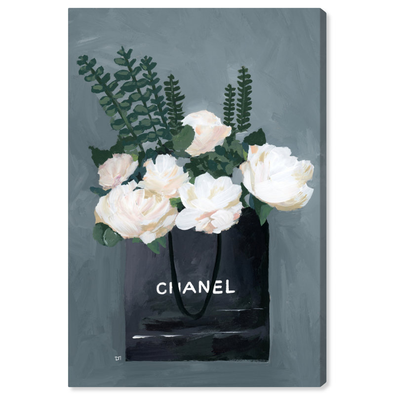 Precious Finds Florals - Peinture, H 36 po x l 24 po, Toile tendue