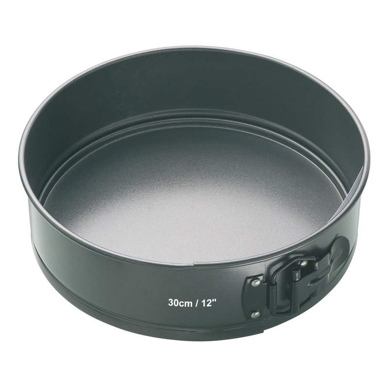 MasterClass Non-Stick Loose Base Spring Form Cake Pan, 30 cm