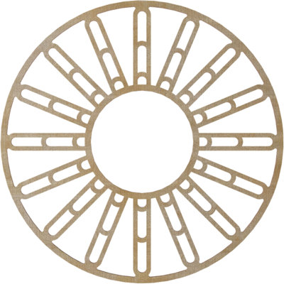 Médaillon de plafond en bois Hale