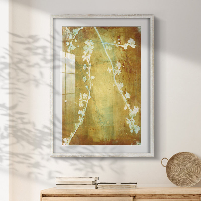 Tandis que je - galerie tendue sur toile, H 28,5 po x l 20,5 po, Blanc