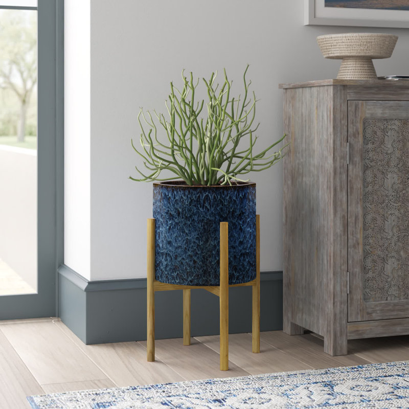 Pot à fleurs en céramique Tommy, Naturel