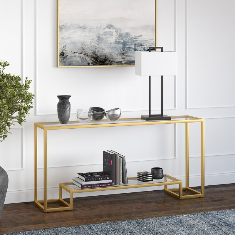 Peavy 162,6Cm Console Table, Gold