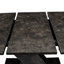 Table multifonctionnelle robuste en panneau de particules de 15 mm avec console de conception artistique et dossier de 3 mm