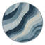 Tapis gris moelleux et moelleux à motif abstrait moderne et élégant Eatman-136281747