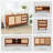 Ailia 58" 3 Drawer Sideboard Fully Assembled-1129374788