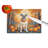 White Boxer Fall Glass Cutting Board Large