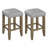 Chapin Grey And Oak Counter Height Stools (Set Of 2)