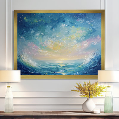 Marel Parallel Beach of Abstract Coastal Landscape IV - Art mural moderne abstrait abstrait