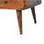 Table basse Sonata, 4 tiroirs, pieds nordiques, brun châtaignier-247929011