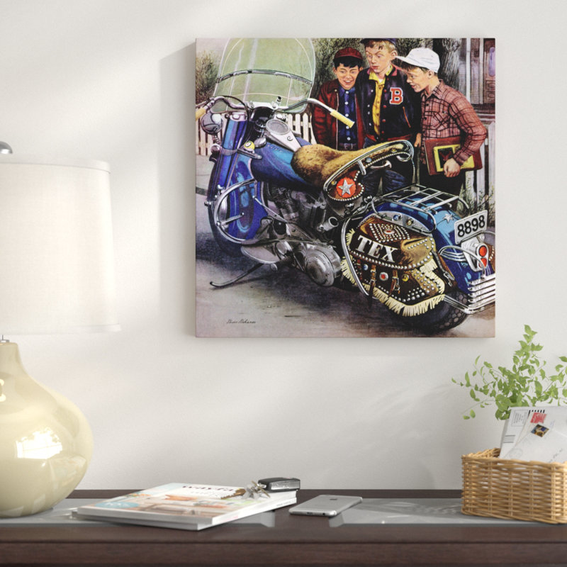 8898 - Wrapped Canvas Print, 122 cm H x 122 cm W