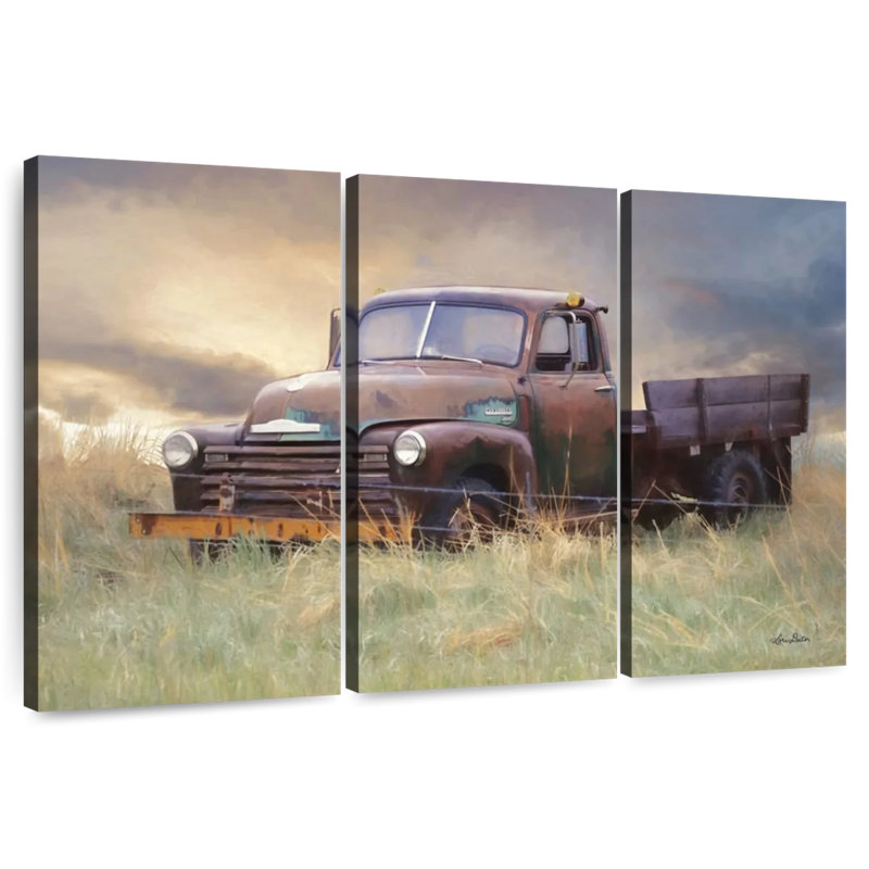 Mehar Rusty Chevy, 36" H x 57" W
