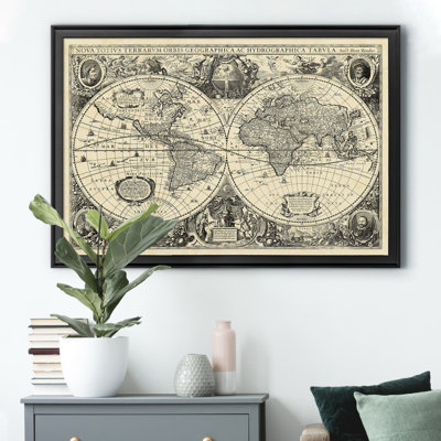 " Vintage World Map "