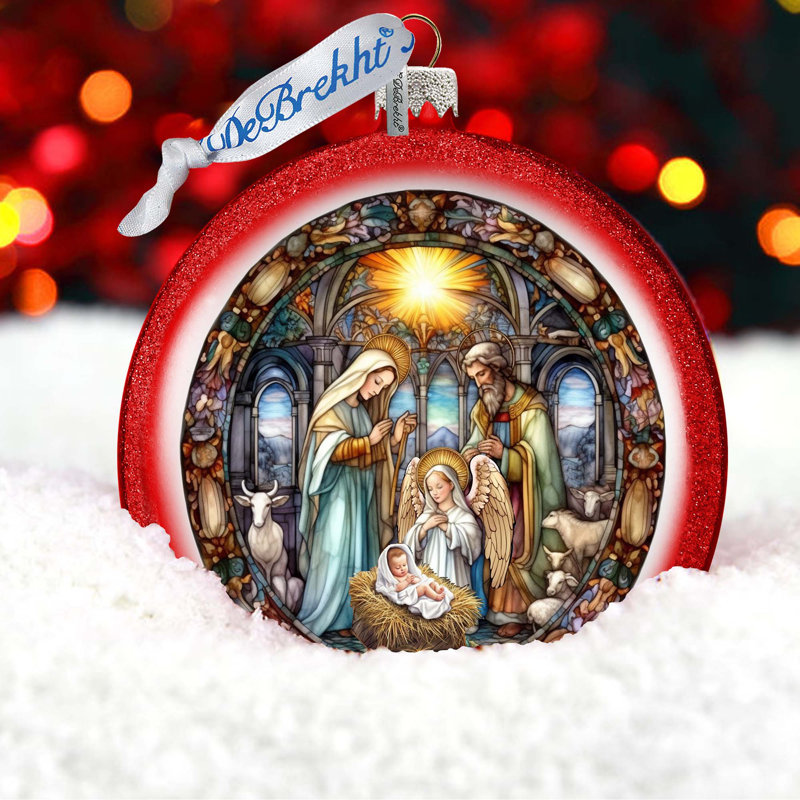 3.5'' Glass Ball Ornament