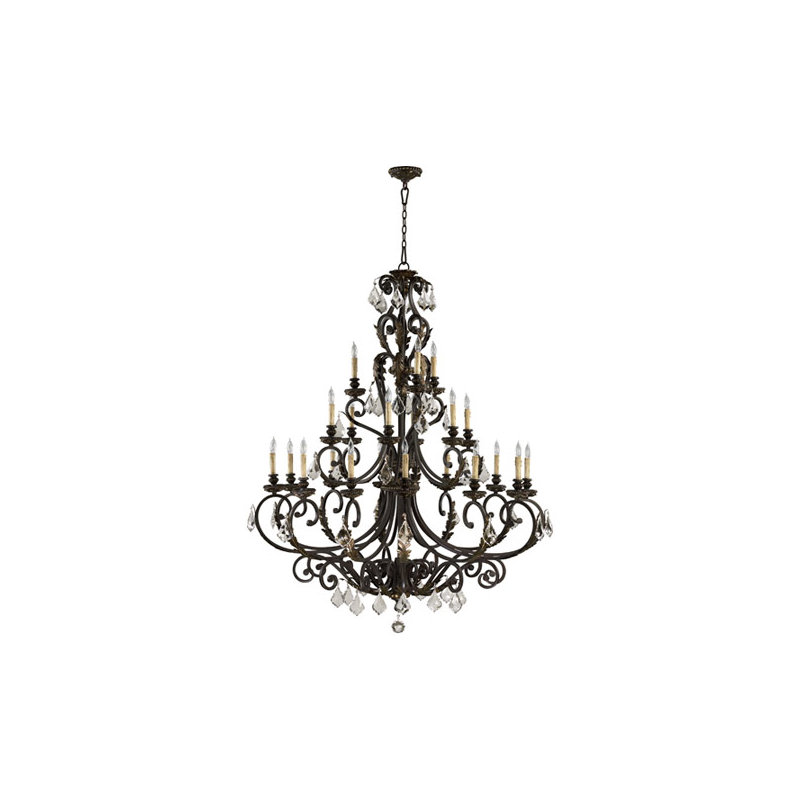 Ancram 21 - Light Tiered Chandelier