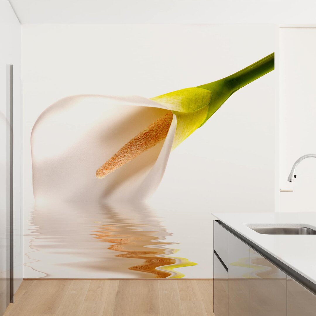 Matt Fototapete Liquid Calla 2,4 m x 240 cm