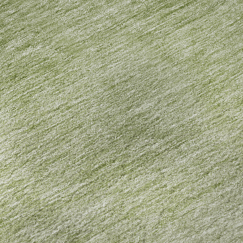 Premium Machine Washable Prisco Green Rug, Rectangle 10' x 14'