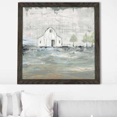«Iowa Barn I (Square)» par Courtney Prahl, reproduction