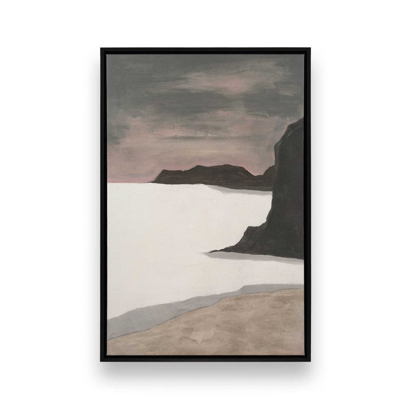 «Ocean polaire II» par Michael Willett, reproduction d'art, Noir, H 16 po x l 12 po