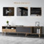 Meuble télé Mid-Century extensible avec grand espace de rangement
