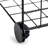 6 Cube Grid Stackable Storage Rack, Stacks Vertically And/Or Horizontally, Black