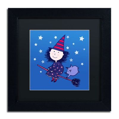 Art encadré Asiran, "Little Little Witch" par Carla Martell