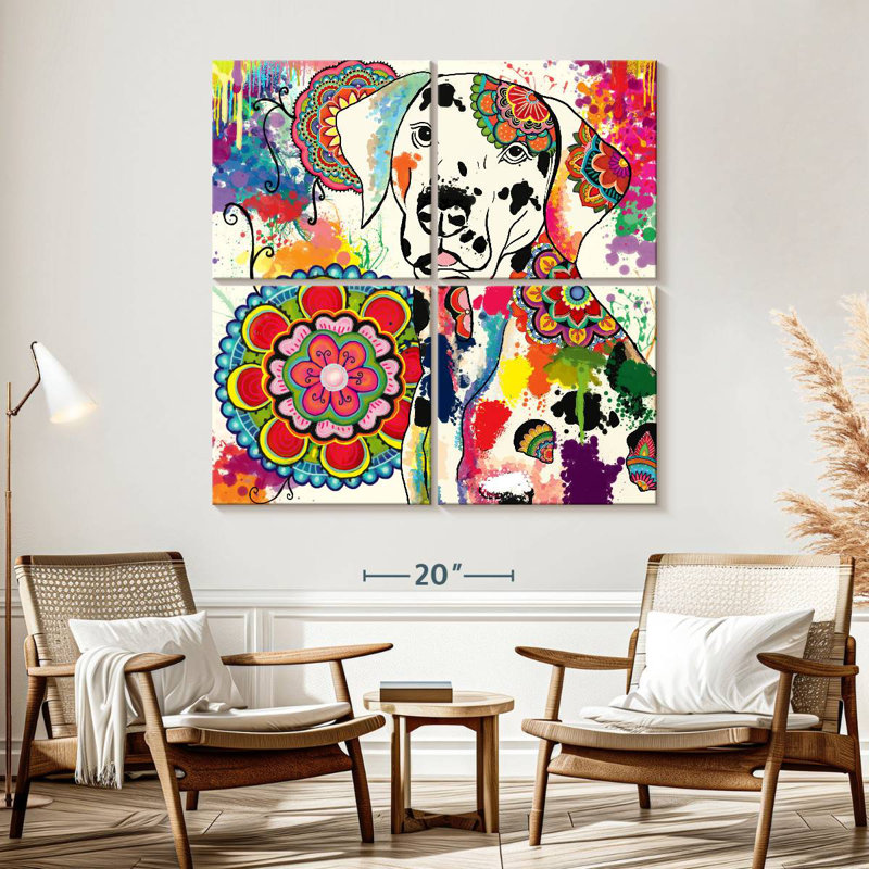 Bramala mandala Brampt, H 57 po x l 57 po