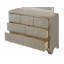 Commode à sept tiroirs de style moderne avec poignée en faux cristal pour chambre à coucher, commode de rangement pour chambre à coucher pour la maison-263673671