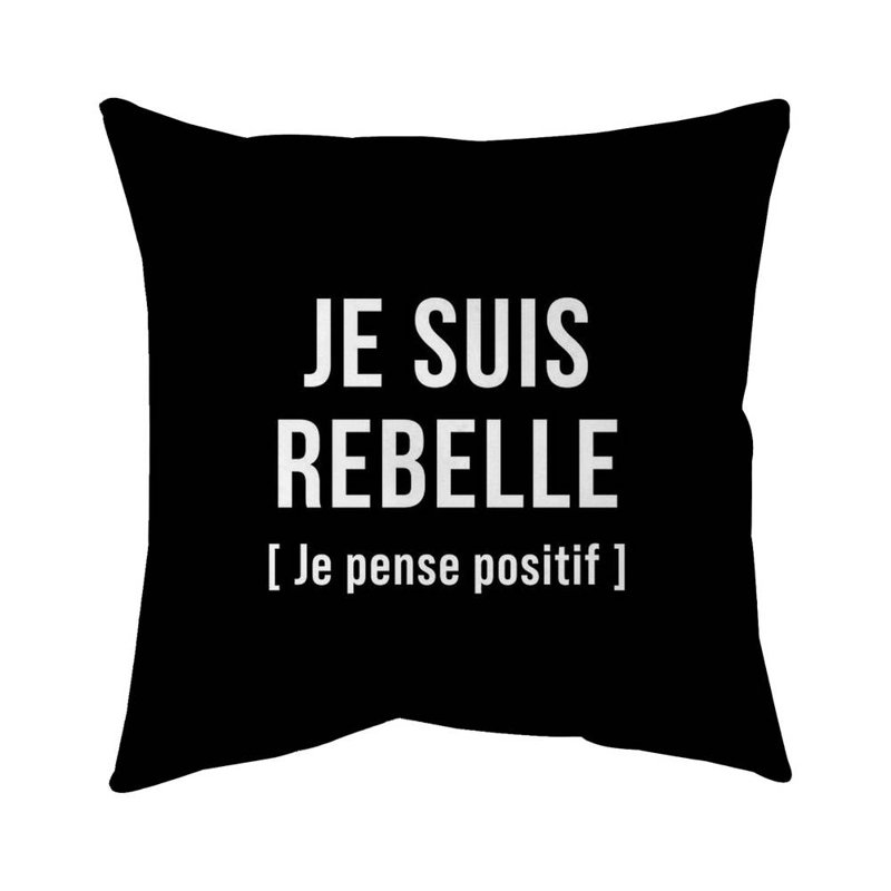 I'm rebellious - Office White – Throw Pillow Cover Only, Double-Sided Print, Insert Not Included